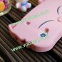 3D Cute Cat Soft Silicone Case Cover Skin for Samsung Galaxy Ace S5830 Pink