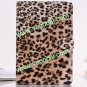 Fashion Leopard PU Leather Flip Stand Case Cover Skin for iPad Mini Yellow