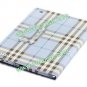 New PU Leather Lattice Flip Book Stand Case Cover Skin for iPad Mini Light Blue