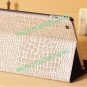 PU Leather Crocodile Croco Book Stand Case Smart Cover for iPad Mini Grey