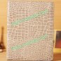 PU Leather Crocodile Croco Book Stand Case Smart Cover for iPad Mini Grey
