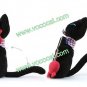 3D Cute Cartoon Plush Smile Cat Doll Case Cover Skin for iPhone 4 4S