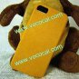 Metal D Buckle PU Leather Flip Case Cover Skin for iPhone 5 Yellow