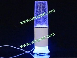 Colorful Water Dancing Touch Sensor LED Table Lamp Light Speaker for PC Phone