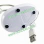 2 in 1 Laptop LED Lamp Light & Small Table Fan USB Powered White