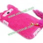 3D Cute Fluffy Tail Cat TPU Case Cover Skin for Samsung Galaxy S3 i9300 Rose