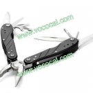 Stainless Steel Multifunction Pocket Foldable Pliers Toolkit Black