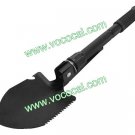 Mini Outdoor Camping Folding Survival Shovel Spade with Compass