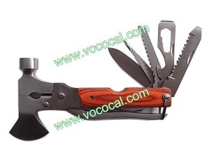 7 In 1 Stainless Steel Multifunction Axe Hammer Saw Knife Screwdriver Tool