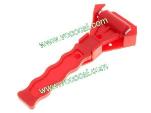 Dual-Head Car Emergency Life-Saving Safety Pointed Hammer with Base
