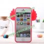 Luminous Cute 3D Angel Wing TPU Stand Case Cover Skin for iPhone 5