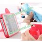 Luminous Cute 3D Angel Wing TPU Stand Case Cover Skin for iPhone 5 White