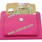 New Portable Handbag PU Leather Stand Case Cover Skin for iPad Mini Rose
