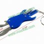 3 in 1 Metal Cute Guitar Key Ring Chain With LED Knife Bottle Opener