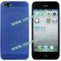 Ultra Thin Aluminum Mesh Heat Dissipation Hard Case Cover Skin for iPhone 5 Blue