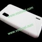 S Line TPU Frosted Protective Case Cover Skin for LG E973 Optimus G White