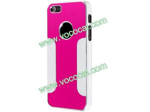 Luxury Plating Hard Protective Case Cover Skin for iPhone 5 Rose