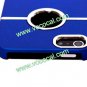 PC Frosted Plating Hard Protective Case Cover Skin for iPhone 5 Blue