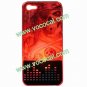 LED Flash Light Scary 3D Pirate Skull Hard Case Cover for iPhone 5