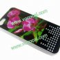 LED Flash Light 3D Green Leaf Safflower Hard Case Cover for iPhone 5
