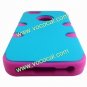 PC + Silicone 3 in 1 Combo Protective Case Cover Skin for iPhone 5