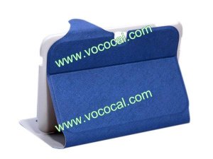 Ultra-Slim PU Leather Stand Case Cover Skin for Google Nexus 10 Blue