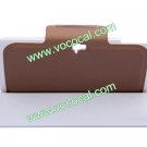 Foldable Sleep Smart PU Leather Case Cover Skin for Google Nexus 10 Brown