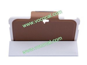 Foldable Sleep Smart PU Leather Case Cover Skin for Google Nexus 10 Brown