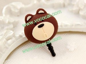 3.5mm Earphone Jack Dustproof Plug Ear Cap for iPhone 5 4 Samsung Galaxy Note 2