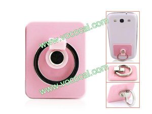 Ring Stand Holder for iPhone 5 4 iPad Mini Samsung Galaxy Note 2 N7100 Pink