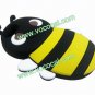 Cute 3D Bee Silicone Case Cover Skin for iPhone 5 Black