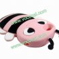 Cute 3D Bee Silicone Case Cover Skin for iPhone 5 Pink