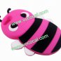 Cute 3D Bee Silicone Case Cover Skin for iPhone 5 Rose