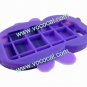 Cute 3D Bee Silicone Case Cover Skin for iPhone 5 Purple