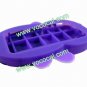 Cute 3D Bee Silicone Case Cover Skin for iPhone 4 4S Purple