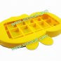 Cute 3D Bee Silicone Case Cover Skin for iPhone 4 4S Yellow