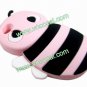 Cute 3D Bee Silicone Case Cover Skin for iPhone 4 4S Pink