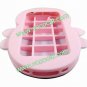Cute 3D Bee Silicone Case Cover Skin for iPhone 4 4S Pink