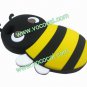 Cute 3D Bee Silicone Case Cover Skin for iPhone 4 4S Black