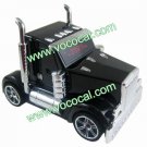 Truck Car Shape TF Card USB FM Radio Mini Portable Speaker Sound Box Black