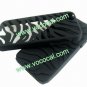 Dual Color Zebra Combo PC Silicone Case Cover Skin for iPhone 5 Black