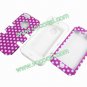 Polka Dots PC + Silicone 3 in 1 Combo Protective Case Cover Skin for iPhone 5