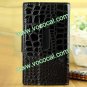 PU Leather Crocodile Book Flip Card Holder Stand Case Cover for Nokia Lumia 920