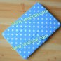 Polka Dots PU Leather Book Stand Case Smart Cover for iPad Mini Blue + White Dot