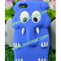 Cute 3D Animal Elephant Silicone Case Cover Skin for iPhone 5 Dark Blue