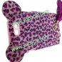 Leopard Tail Luxury Protective Case Cover for Samsung Galaxy Note 2 N7100 Pink
