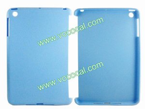 Flexible TPU Protective Case Cover Skin for iPad Mini Light Blue