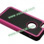 Combo 2 Pieces Protective Fashion Robot Case Cover Skin for iPhone 5 Rose