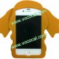 Cute 3D Cartoon Elephant Silicone Case Cover Skin for iPhone 4 4S Brown
