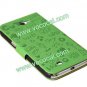 Cute PU Leather Flip Case Cover Skin for Samsung Galaxy Note 2 N7100 Green